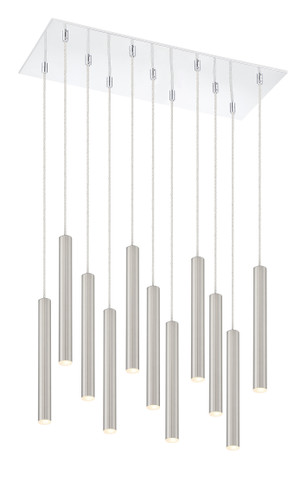 Forest 11 Light Chandelier in Chrome (917MP12-BN-LED-11LCH)