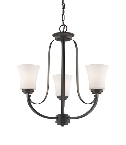 Halliwell  3 Light Chandelier in Bronze (7000-3BRZ)