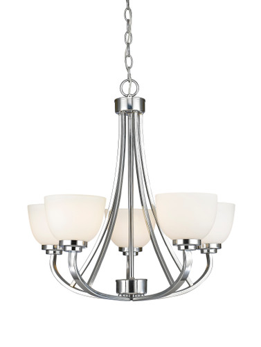 Ashton 5 Light Chandelier in Chrome  (443-5-CH)