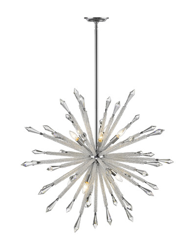 Soleia 10 Light Chandelier in Chrome  (4002-10)