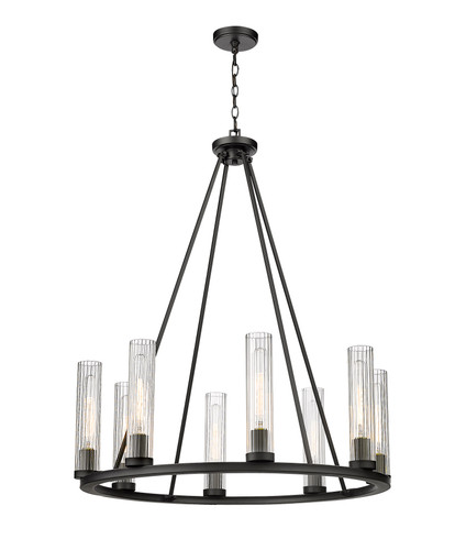 Beau 8 Light Chandelier in Bronze  (3031-8BRZ)