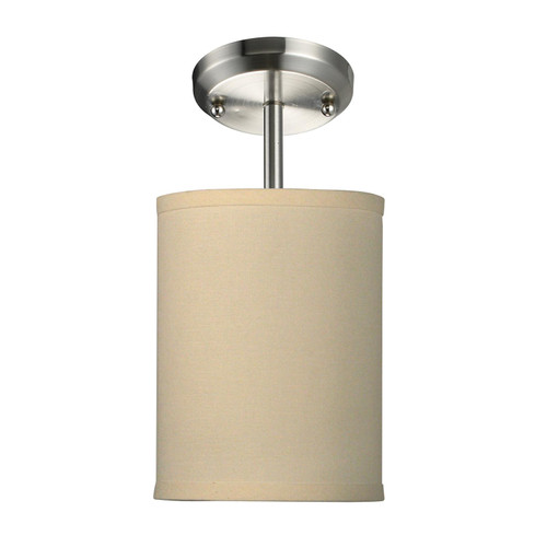 Albion 1 Light Semi Flush In Brushed Nickel (171-6C-SF)