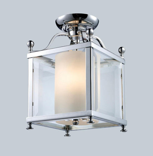 Fairview 3 Light Semi Flush Mount in Chrome (176-3SF-S)