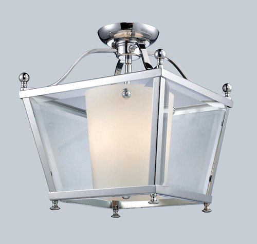 Ashbury 3 Light Semi Flush Mount in Chrome (178-3SF-M)