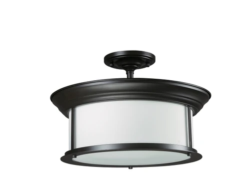 Z-Lite Sonna 3 Light Semi Flush Mount in Bronze (2004SF-BRZ)