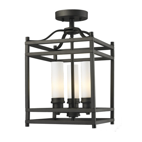 Altadore 3 Light Semi Flush Mount in Bronze (181SF)