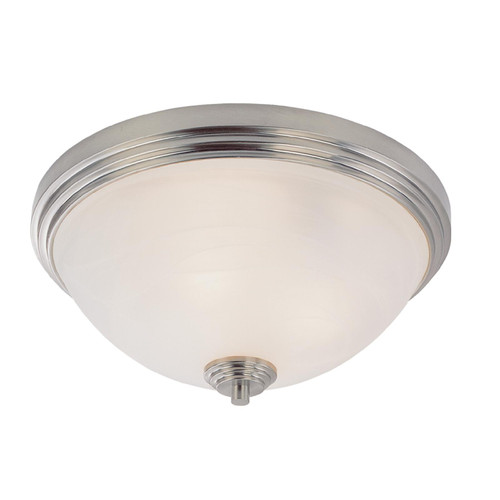 Chelsey 3 Light Flush Mount in Brushed Nickel (314F3-BN)