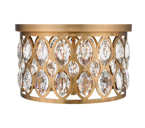 Dealey 4 Light Chandelier in Heirloom Brass (6010F15HB)