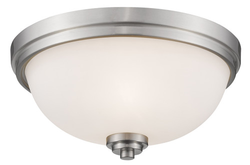 Ashton  3 Light Flush Mount in Brushed Nickel (443F3-BN)