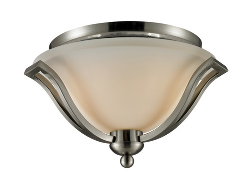 Lagoon 2 Light Ceiling in Brushed Nickel (704F2-BN)