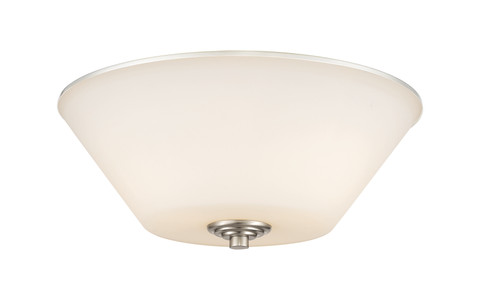 Jarra 3 Light Flush Mount in Brushed Nickel (432F3-BN)