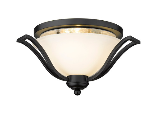 Lagoon 3 Light Ceiling in Matte Black (703F3-MB)