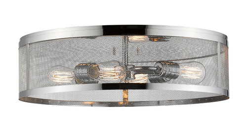 Meshsmith 4 Light Flush Mount in Chrome (331F21-CH)