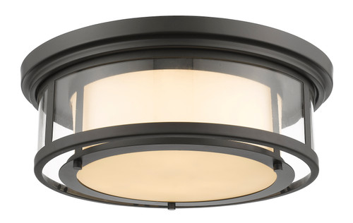 Luna 3 Light Flush Mount in Bronze (2005F18-BRZ)