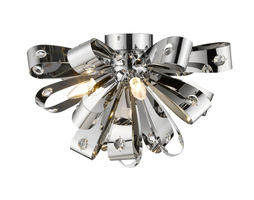 Vex 5 Light Flush Mount in Chrome (9001F-CH)