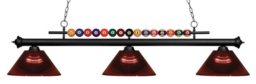 Shark 3 Light Billiard in Matte Black (170MB-ARBG)