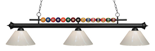 Shark 3 Light Billiard in Matte Black (170MB-PWH)