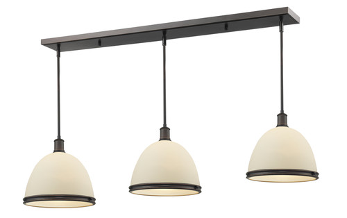 Mason 3 Light island In Olde Bronze (713P13-3OB)