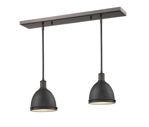 Mason 1 Light Island in Olde Bronze (709MP-2OB)