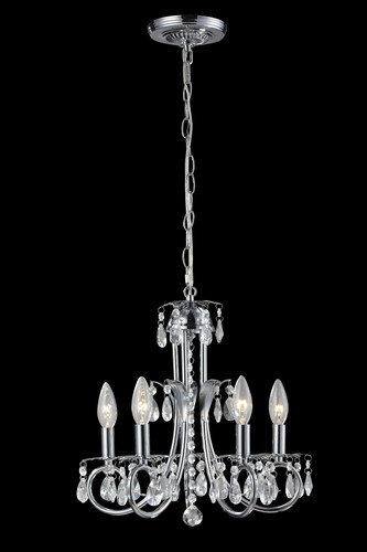 Pearl 5 Light Chandelier in Chrome (852CH)