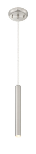 Forest 1 Light Mini Pendant in Brushed Nickel (917MP12-BN-LED)