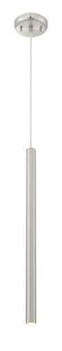 Forest 1 Light Mini Pendant in Brushed Nickel (917MP24-BN-LED)