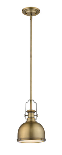 Melange 1 Light Mini Pendant in Heritage Brass (725MP-HBR)