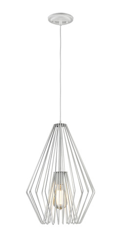 Quintus 1 Light Mini Pendant in Gloss White (442MP12-WH)