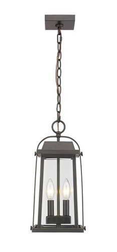 Millworks 2 Light Outdoor Chain Mount Ceiling Fixture in Oil Rubbed Bronze (574CHM-ORB)