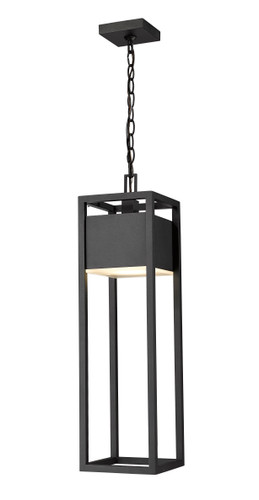 Barwick 1 Light Outdoor Chain Mount Ceiling Fixture in Black (585CHB-BK-LED)