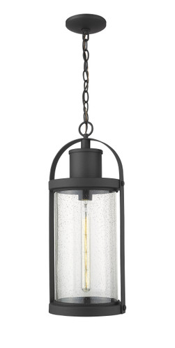 Roundhouse 1 Light Outdoor Chain Mount Ceiling Fixture in Black (569CHB-BK)
