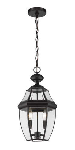 Westover 2 Light Outdoor Chain Mount Ceiling Fixture in Black (580CHM-BK)