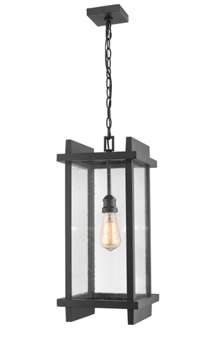 Fallow 1 Light Outdoor Chain Mount Ceiling Fixture in Black (565CHB-BK)