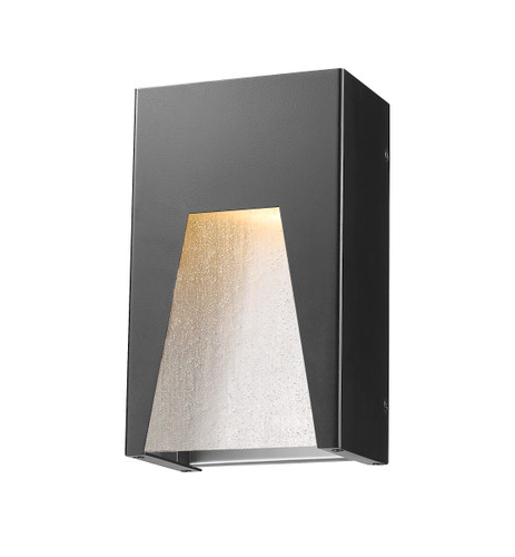 Millenial 1 Light Outdoor Wall Light in Black Silver (561S-BK-SL-SDY-LED)