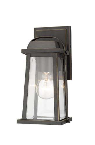 Millworks 1 Light Outdoor Wall Sconce in Oil Rubbed Bronze (574S-ORB)