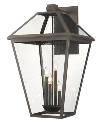 Talbot 4 Light Outdoor Wall Sconce in Oil Rubbed Bronze (579XLX-ORB)