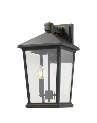 Beacon 2 Light Outdoor Wall Sconce in Oil Rubbed Bronze (568B-ORB)