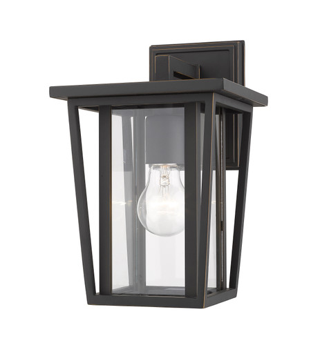 Seoul 1 Light Outdoor Wall Sconce in Oil Rubbed Bronze (571S-ORB)