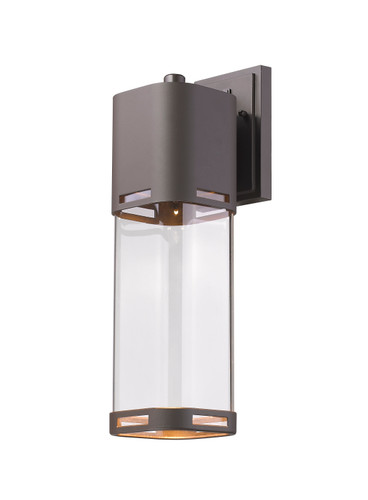 Lestat 1 Light Outdoor Wall Light in Deep Bronze (562B-DBZ-LED)