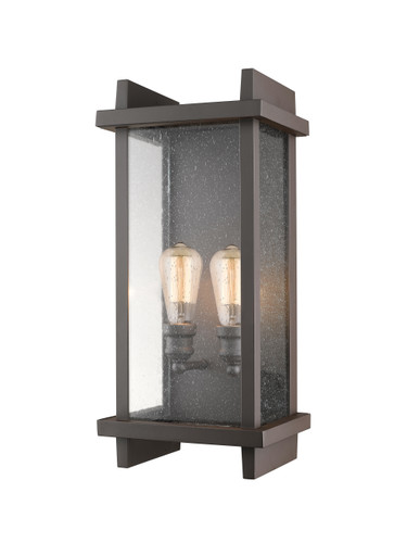 Fallow 2 Light Outdoor Wall Sconce in Deep Bronze (565B-DBZ)