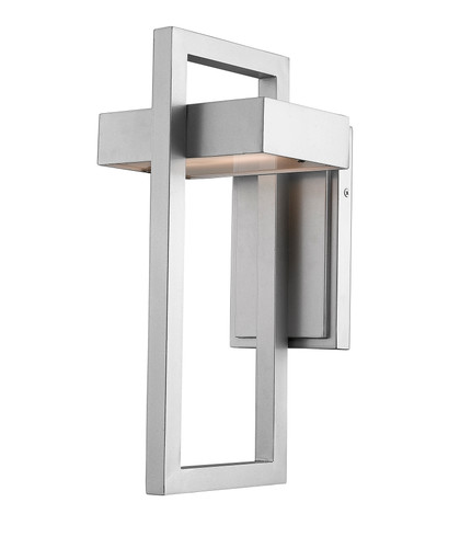 Luttrel 1 Light Outdoor Wall Sconce in Silver (566M-SL-LED)