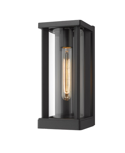 Glenwood 1 Light Outdoor Wall Sconce in Black (586S-BK)