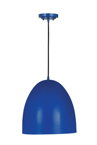 Z Studio Dome Pendant 1 Light Pendant in Blue (6012P12-BLU)