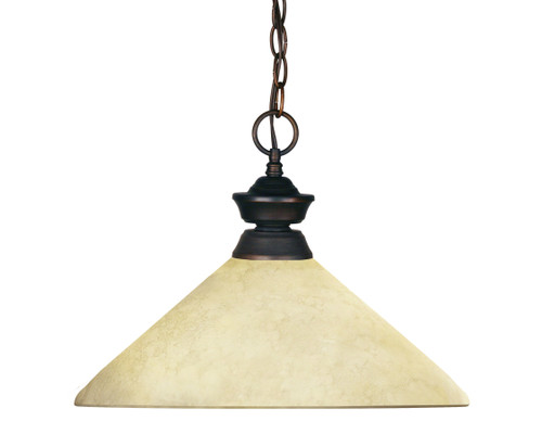 Riviera 1 Light Pendant in Olde Bronze (100701OB-AGM14)