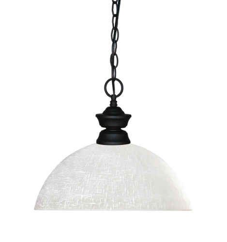 Shark 1 Light Pendant in Matte Black (100701MB-DWL14)