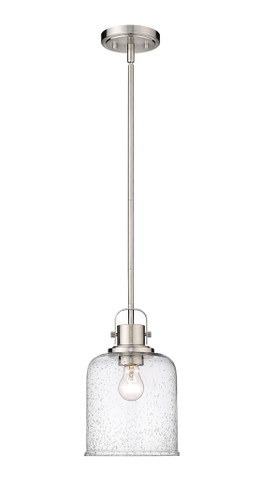 Kinsley 1 Light Pendant in Brushed Nickel (340P8-BN)