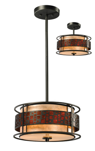 Oak Park 3 Light Pendant in Java Bronze (Z14-50P-C)