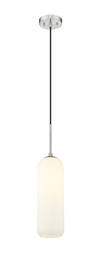 Monty 1 Light Pendant in Brushed Nickel (732P22-BN)