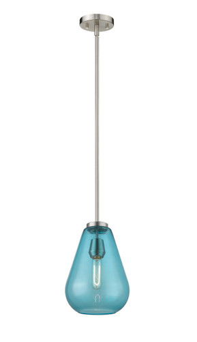 Ayra 1 Light Pendant in Brushed Nickel (489P8-BN)