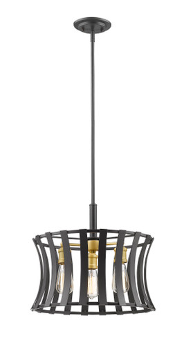 Geist 3 Light Pendant in Bronze Gold (446-16BZGD)